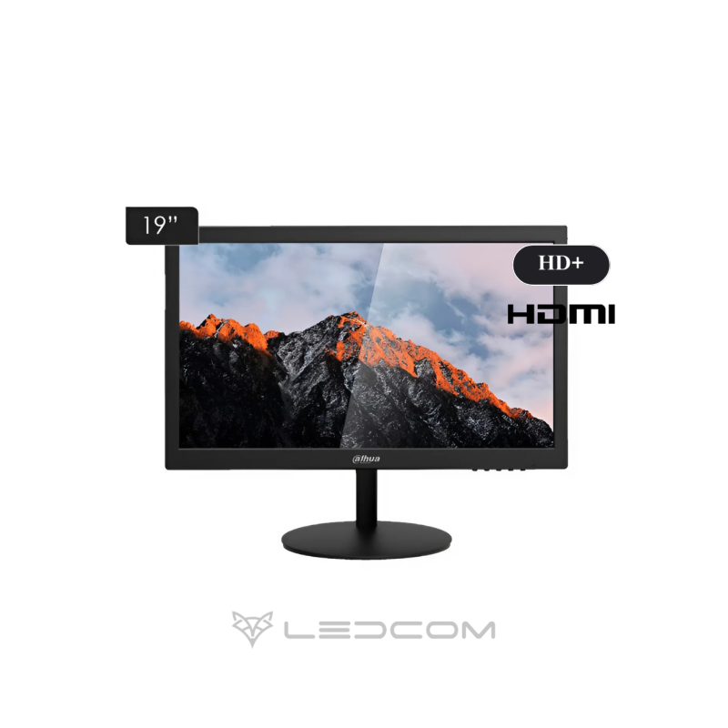MONITOR DAHUA 19" DHI-LM19-A200 1600x900 HDMI/VGA MONITOR DAHUA 19" DHI-LM19-A200 1600x900 HDMI/VGA