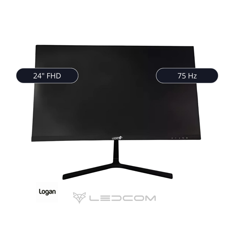 MONITOR LOGAN 24" 75hz 1920 x 1080 L-M24LB1H1V-D MONITOR LOGAN 24" 75hz 1920 x 1080 L-M24LB1H1V-D