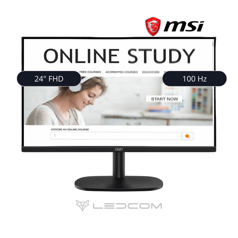 MONITOR MSI PRO MP245V GAMING 24" 100HZ MONITOR MSI PRO MP245V GAMING 24" 100HZ
