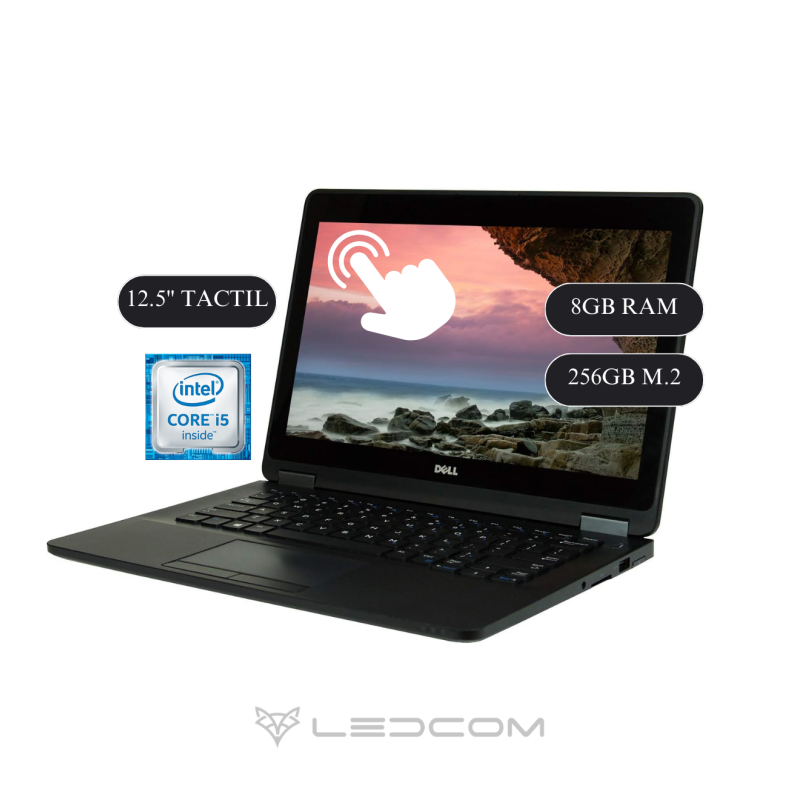 LAPTOP DELL LATITUDE E7270 12.5 TACTIL i5-6ta 8GB RAM 256GB M.2 LAPTOP DELL LATITUDE E7270 12.5 TACTIL i5-6ta 8GB RAM 256GB M.2