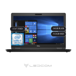 LAPTOP DELL LATITUDE 5590 15.6" i7 8va 16GB 512SSD