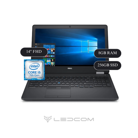 LAPTOP DELL LATITUDE E5580 i5-7ma 8GB RAM 256GB SSD PANTALLA 14" WIN10 PRO