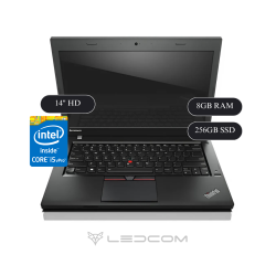 LAPTOP Lenovo ThinkPad L450 Intel i5 5300 2.30Ghz 8GB RAM 256GB SSD 14" HD