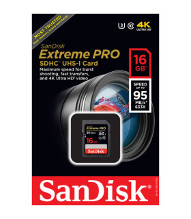 Memoria MicroSD SanDisk v30hd k4 extreme pro 16GB