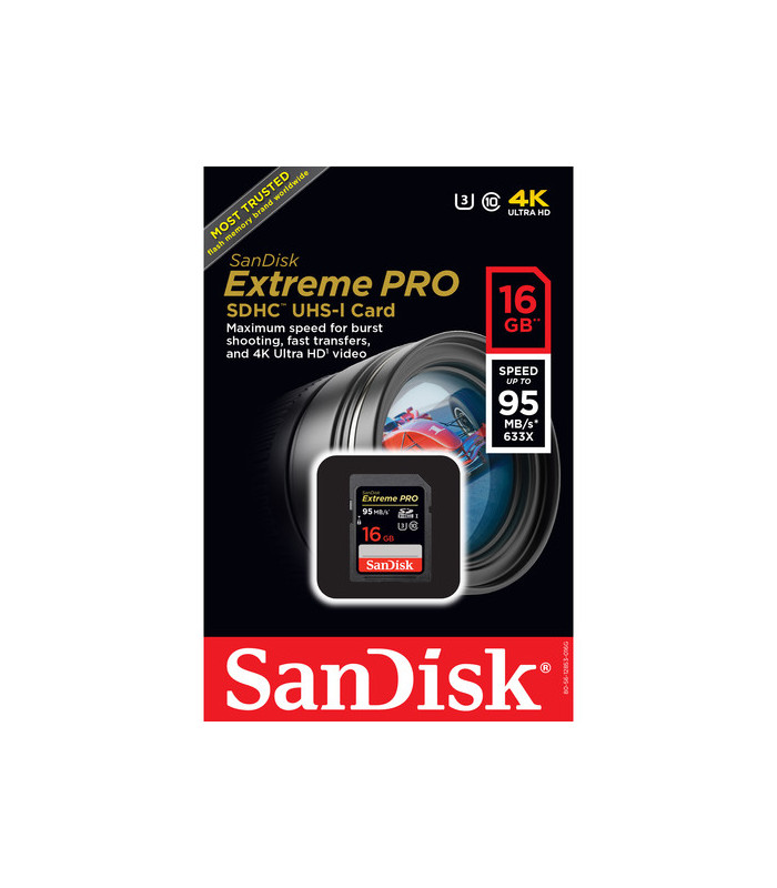 Memoria MicroSD SanDisk v30hd k4 extreme pro 16GB