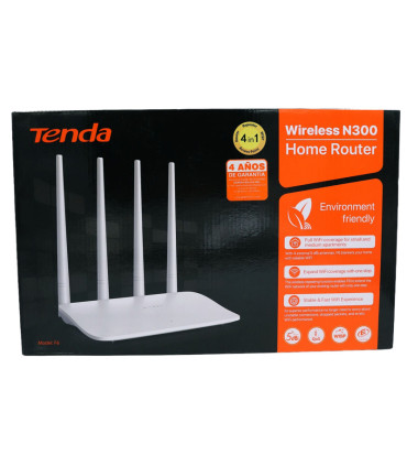ROUTER TENDA F6 N300 WIFI 4 - 4 ANTENAS