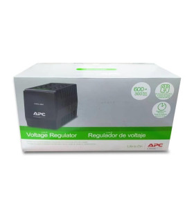 Regulador de Voltaje APC Line-R 600VA/300W – 8 Tomas