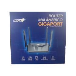 ROUTER LOGAN AC1200 GIGABIT 4 ANTENAS