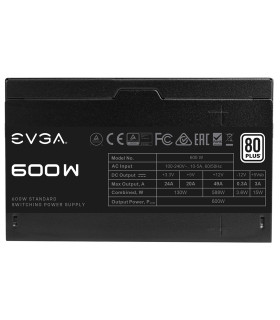 FUENTE DE PODER EVGA 600 W1 80+ 600W