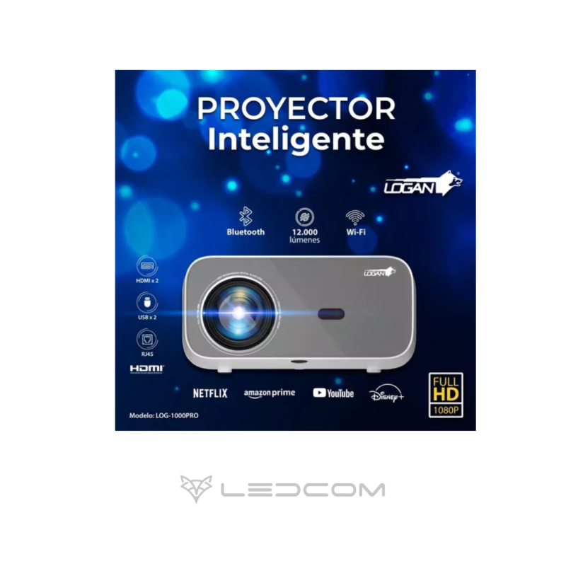 PENDING: PROYECTOR LOGAN SMART 1080P L-P250FHDEFG-R PENDING: PROYECTOR LOGAN SMART 1080P L-P250FHDEFG-R